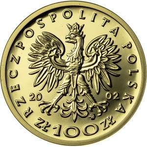 100 zł, 2002, Kazimierz III Wielki, Au900, 8g, III RP