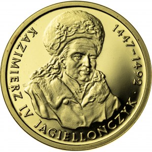 100 zł, 2003, Kazimierz IV Jagiellończyk, Au900, 8g, III RP