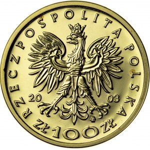 100 zł, 2003, Kazimierz IV Jagiellończyk, Au900, 8g, III RP