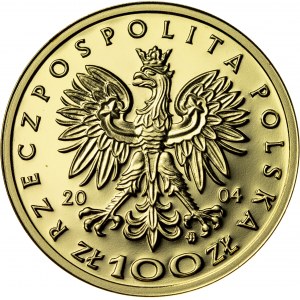 100 zł, 2004, Przemysł II, Au900, 8g, III RP