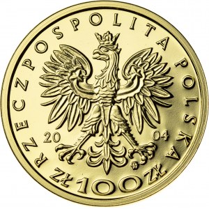100 zł, 2004, Zygmunt I Stary, Au900, 8g, III RP