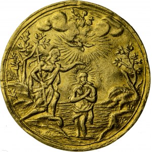 złoty medal, Chrzest w Jordanie, XVIII wiek, Niemcy