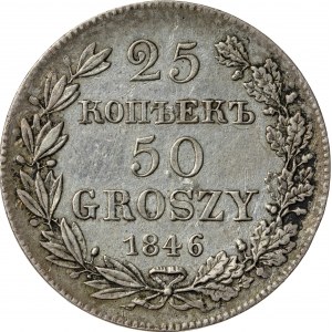 50 groszy/25 kopiejek, 1846