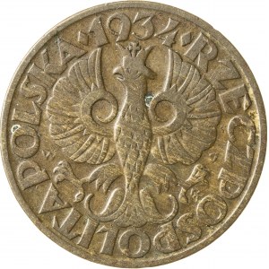 5 groszy, 1934, II RP, rzadki rocznik