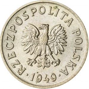 20 gr, 1949, Miedzionikiel, PRL