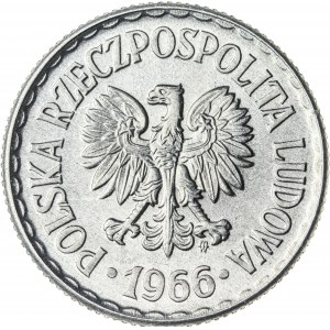 1 zł, 1966, Aluminium, PRL