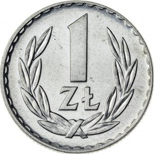 1 zł, 1970, Aluminium, PRL, piękna