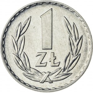 1 zł, 1971, Aluminium, PRL, piękna