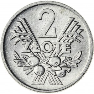 2 zł, 1959, Aluminium, PRL, jagody, piękna