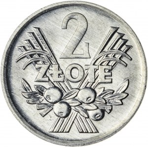 2 zł, 1972, Aluminium, PRL, jagody