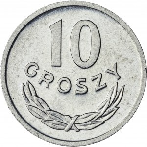 10 gr, 1972, Aluminium, PRL, PROOF LIKE