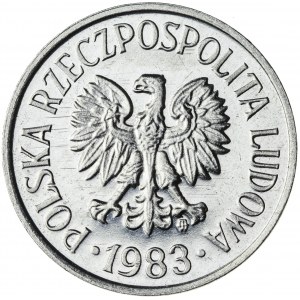 20 gr, 1983, Aluminium, PRL, PROOF LIKE