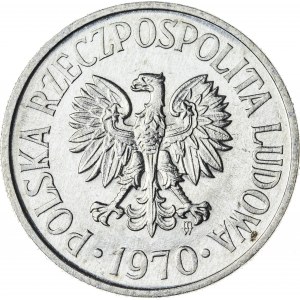 50 gr, 1970, Aluminium, PRL, PROOF LIKE po stronie orła