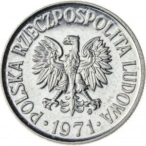 50 gr, 1971, Aluminium, PRL, PROOF LIKE