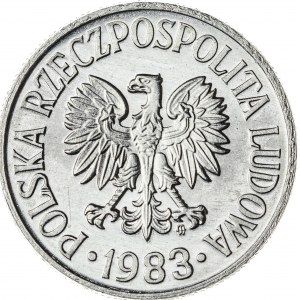 50 gr, 1983, Aluminium, PRL, PROOF LIKE