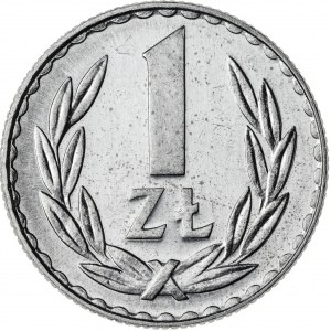 1 zł, 1981, Aluminium, PRL, PROOF LIKE