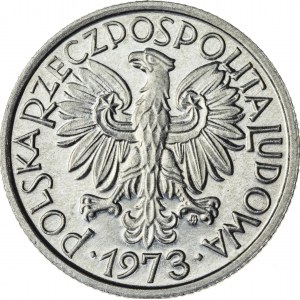 2 zł, 1973, jagody, Aluminium, PRL, CAMEO - PRZEPIĘKNE, RRR, PRÓBA TECHNOLOGICZNA