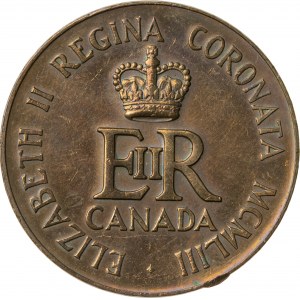 medal koronacyjny, Kanada, 1953