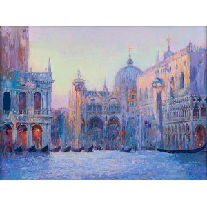 Olga Pelipas (ur. 1988, Symferopol, Ukraina), Wieczór na Placu San Marco, 2024