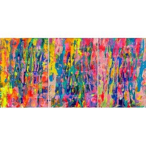 Gossia Zielaskowska (ur. 1983, Poznań), Color reef, tryptyk, 2024