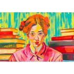 Natalia Biegalska (geb. 1986, Zduńska Wola), Bücherwurm, 2024