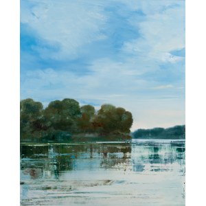 Jagoda Kaczmarczyk-Hudzik (ur. 1966, Kraków), Pejzaż wiślany XCVIII, 2024