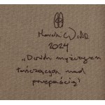 Marcin Wilk (geb. 1978, Bydgoszcz), Dwóch mężczyzn tańczących nad przepaścią, 2024