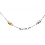 18K GOLD CHOKER NECKLACE WITH DIAMONDS - PND30405