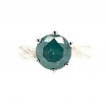 GOLD RING WITH 2.15 CT BLUE INT. DIAMOND - R127