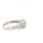 RING IN WHITE GOLD 3.42 GR WITH DIAMONDS - YZ1411