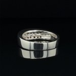14K WHITE GOLD RING 6.80 GR WITH DIAMONDS - RNG30605