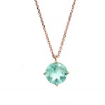 ROSE GOLD CHOKER NECKLACE WITH DIAMOND - PND40301