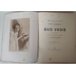 SIENKIEWICZ Henryk - QUO VADIS Ilustracje JAN STYKA, WYDANIE W STANIE WYDAWNICZYM!