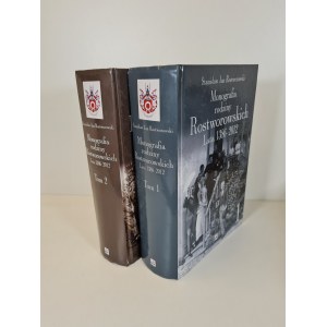 ROSTWOROWSKI MONOGRAFIA RODZINY ROSTWOROWSKICH Lata 1386-2012 Tom I-II AUTOGRAF