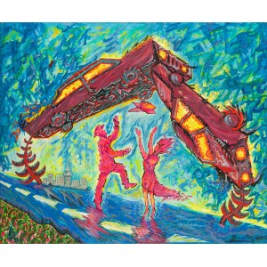 Krzysztof Skarbek (né en 1958 à Wrocław), Voitures volantes, 1988