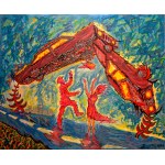 Krzysztof Skarbek (né en 1958 à Wrocław), Voitures volantes, 1988