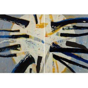 Ireneusz Walczak (1961 Świdnica - 2023 ), Reconstruction II. - diptych, 1991