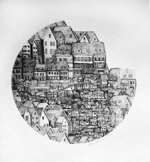 Oskar GORZKIEWICZ (ur. 1988), Sfera I, II, III, tryptyk, 2024