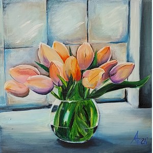 Anna KOŁAKOWSKA (ur. 1982), The first blooms of spring, 2024