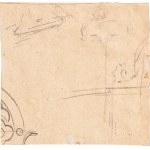 Jan MATEJKO (1838 Kraków - 1893 Kraków), Szkice postaci do Bitwy pod Grunwaldem - praca dwustronna