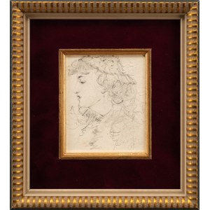 Jan MATEJKO (1838 Kraków - 1893 Kraków), Szkic do obrazu Hołd Pruski - praca dwustronna