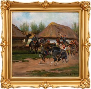 Jerzy KOSSAK (1886 Kraków - 1955 Kraków), Alarm