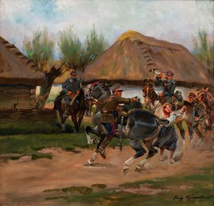 Jerzy KOSSAK (1886 Kraków - 1955 Kraków), Alarm