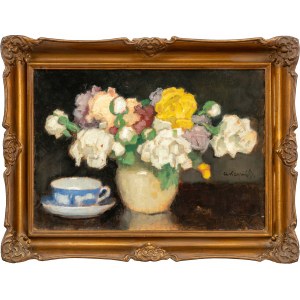 Alfons KARPIŃSKI (1875 Rozwadów - 1961 Kraków), Flowers in a vase
