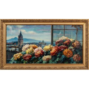 Teodor GROTT (1884 Częstochowa - 1972 Kraków), View from the window