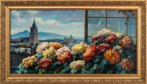 Teodor GROTT (1884 Częstochowa - 1972 Kraków), Widok z okna