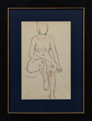Joachim WEINGART (1895 Drohobycz - 1942 Oświęcim), Akt kobiecy, 1925