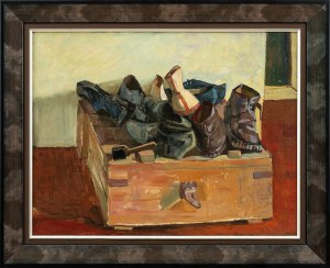 Andrzej WRÓBLEWSKI (1927 Wilno - 1957 Tatry), Moje buty (Buty, Martwa natura z butami), 1954
