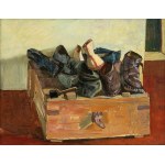 Andrzej WRÓBLEWSKI (1927 Wilno - 1957 Tatry), Moje buty (Buty, Martwa natura z butami), 1954