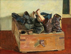 Andrzej WRÓBLEWSKI (1927 Wilno - 1957 Tatry), Moje buty (Buty, Martwa natura z butami), 1954